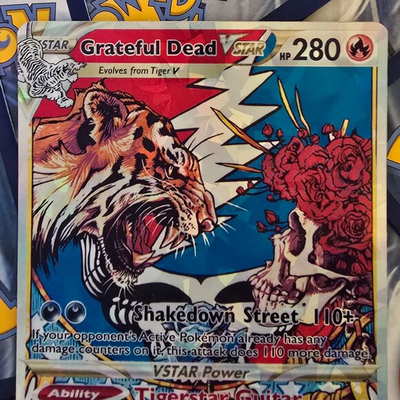 Grateful Dead Vstar Pokemon Card - Shakedown Street - Picture 3 of 10